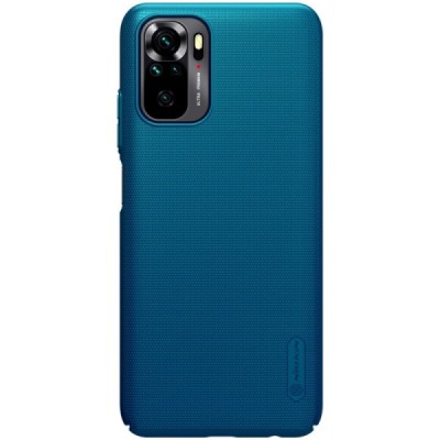 Xiaomi Redmi Note 10 4G (Note 10s, Poco M5s) Nillkin Frosted Shield mėlynas plastikinis dėklas, nugarėlė | Priedai.lt
