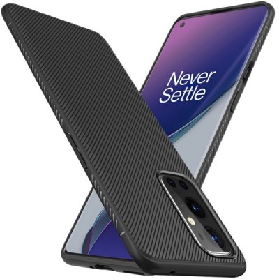 OnePlus 9 Pro kieto silikono TPU juodas dėklas - nugarėlė | Priedai.lt