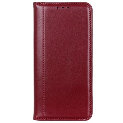 Xiaomi Redmi Note 10S (Note 10 4G, Poco M5s) bordo odinis atverčiamas dėklas - knygutė su magnetu | Priedai.lt