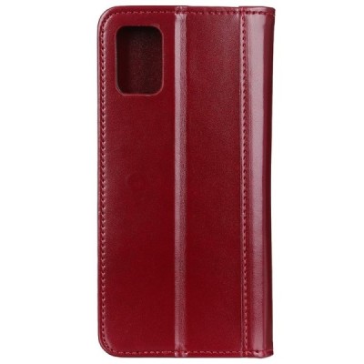 Xiaomi Redmi Note 10S (Note 10 4G, Poco M5s) bordo odinis atverčiamas dėklas - knygutė su magnetu | Priedai.lt