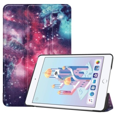 Apple iPad mini 4 (iPad mini 2019) atverčiamas spalvotas „Cosmo“ dėklas - knygutė | Priedai.lt