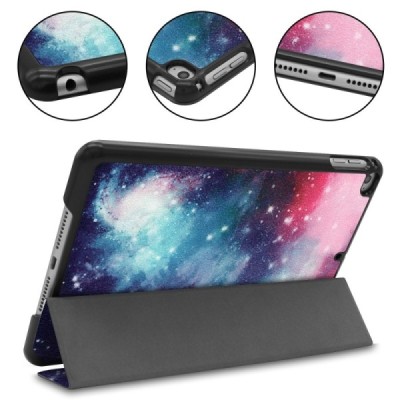Apple iPad mini 4 (iPad mini 2019) atverčiamas spalvotas „Cosmo“ dėklas - knygutė | Priedai.lt