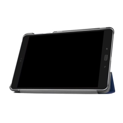 Asus ZenPad Z10 (ZT500KL) ir ZenPad 10 3S (Z500KL) atverčiamas mėlynas odinis dėklas - knygutė | Priedai.lt