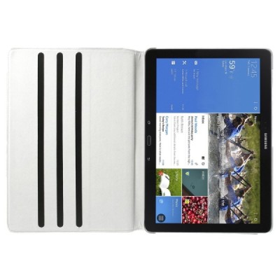 Samsung Galaxy Note Pro 12.2 P905 atverčiamas baltas odinis dėklas / Priedai.lt