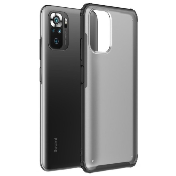 „Armor“ dėklas - matinis / juodas (Redmi Note 10S / Note 10 4G / Poco M5s)