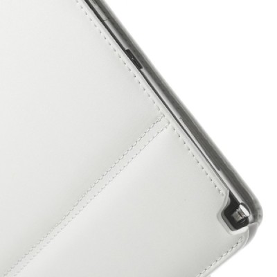 Samsung Galaxy Note Pro 12.2 P905 atverčiamas baltas odinis dėklas / Priedai.lt