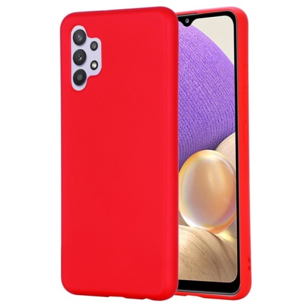„Shell“ kieto silikono (TPU) dėklas - raudonas (Galaxy A32 4G)