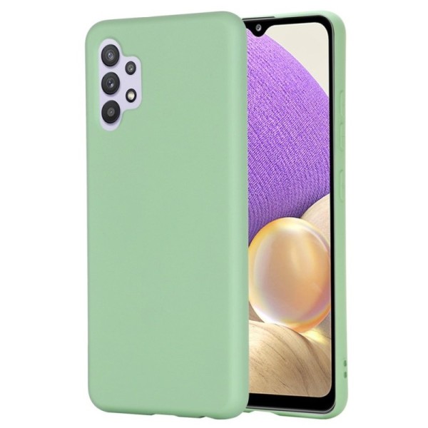 „Shell“ kieto silikono (TPU) dėklas - žalias (Galaxy A32 4G)