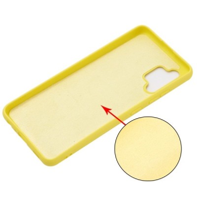 Samsung Galaxy A32 4G (A325F) Shell kieto silikono TPU geltonas dėklas - nugarėlė | Priedai.lt