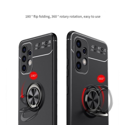 Samsung Galaxy A32 4G (A325F) „FOCUS“ Kickstand kieto silikono TPU juodas dėklas - nugarėlė | Priedai.lt