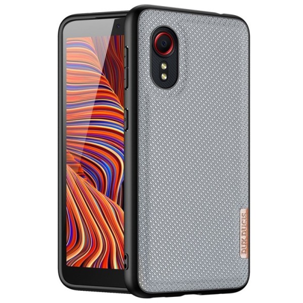 „Dux Ducis“ Fino dėklas - sidabrinis (Galaxy Xcover 5)