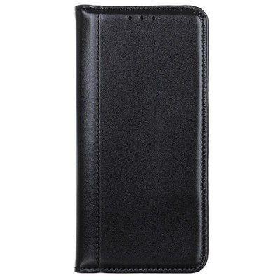Samsung Galaxy Xcover 5 (G525) „Split“ Magnet juodas odinis atverčiamas dėklas - knygutė su magnetu | Priedai.lt
