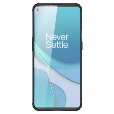 OnePlus 9 Pro Armor matinis juodos spalvos apvadais kieto silikono (TPU) dėklas | Priedai.lt