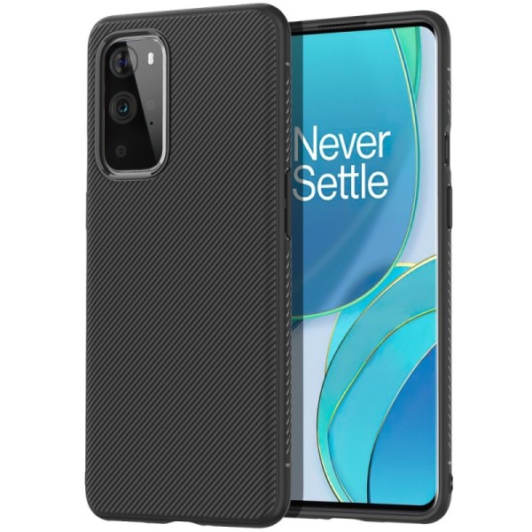„Jazz“ kieto silikono (TPU) dėklas - juodas (OnePlus 9)