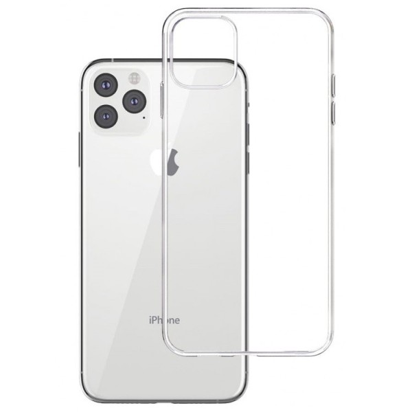 Ploniausias TPU dėklas - skaidrus (iPhone 11 Pro Max)