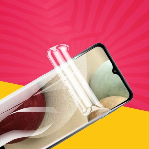 „Calans“ apsauginė ekrano plėvelė (pilnai dengianti) - skaidri (Galaxy A12 / A32 5G / A02s)