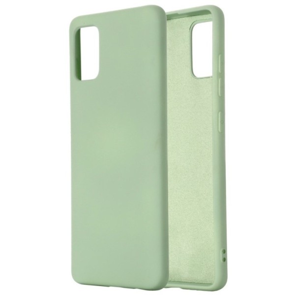 „Shell“ kieto silikono (TPU) dėklas - mėtinis (Galaxy A71 5G)