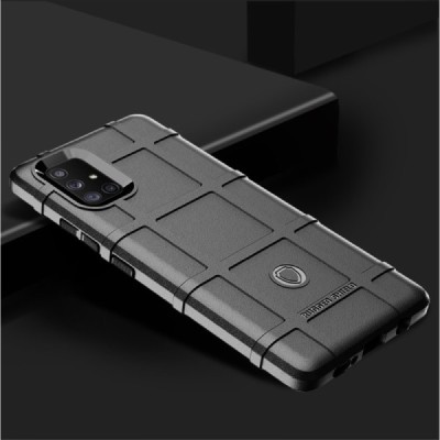 Samsung Galaxy A71 (5G) kieto silikono TPU juodas dėklas - nugarėlė | Priedai.lt