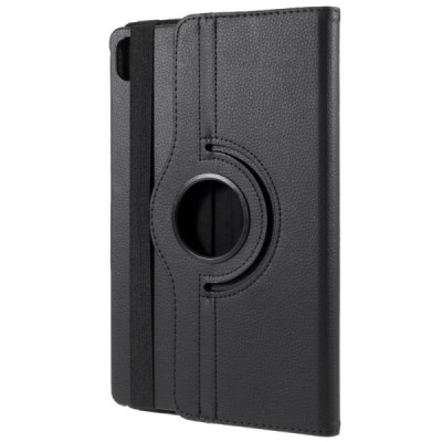 Lenovo Tab P11 11" (J606F) atverčiamas, sukamas 360 laipsnių, juodas odinis dėklas - stovas | Priedai.lt