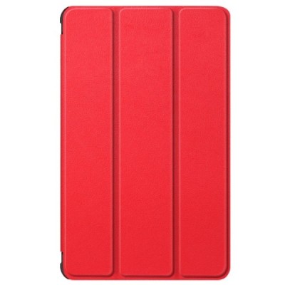 Huawei MatePad T8 8.0 atverčiamas raudonas odinis dėklas - knygutė | Priedai.lt