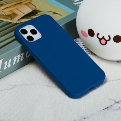 Apple iPhone 12 Pro Max kieto silikono TPU mėlynas dėklas - nugarėlė | Priedai.lt