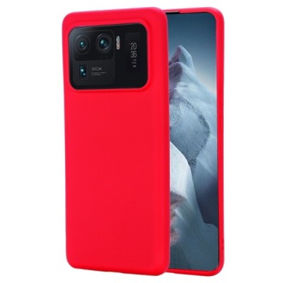 Xiaomi Mi 11 Ultra Shell kieto silikono TPU raudonas dėklas - nugarėlė | Priedai.lt