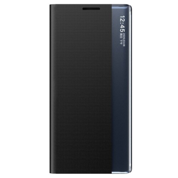 „View Line“ atverčiamas dėklas - juodas (Galaxy A02s)