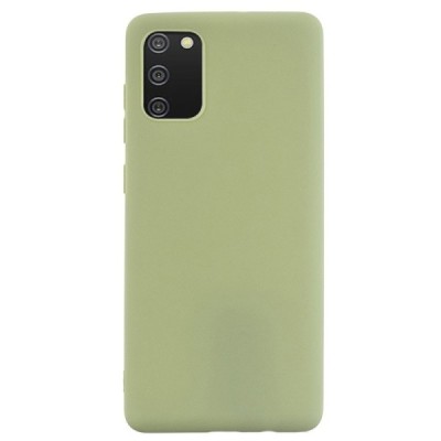 Samsung Galaxy A02s A025 (166.5x75.9x9.2mm) Shell kieto silikono TPU žalias dėklas - nugarėlė | Priedai.lt