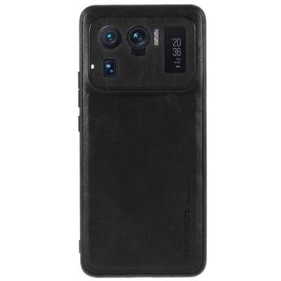 „X-Level“ Vintage serijos Xiaomi Mi 11 Ultra  juodas odinis dėklas - nugarėlė | Priedai.lt