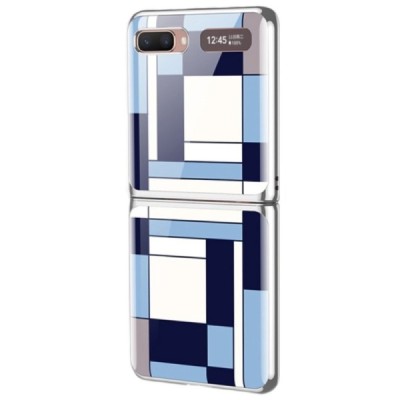 Samsung Galaxy Z Flip (F700) GKK Pattern plastikinis mėlynas dėklas - nugarėlė | Priedai.lt