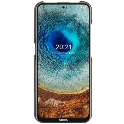 Soft Slim serijos Nokia X20 (X10) juodas odinis dėklas - nugarėlė | Priedai.lt