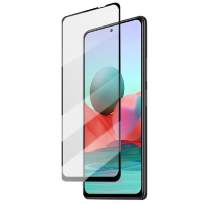 Xiaomi Poco M3 Pro (Redmi Note 10 5G) „Mocolo“ 9H Tempered Glass sustiprintos apsaugos juodas pilnai dengiantis apsauginis ekran