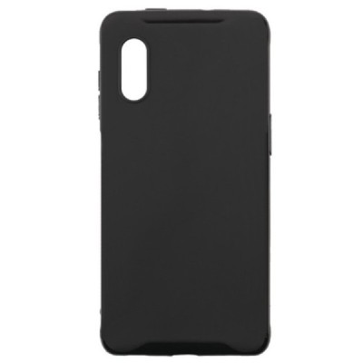 Samsung Galaxy XCover Pro (G715) kieto silikono TPU juodas dėklas - nugarėlė | Priedai.lt