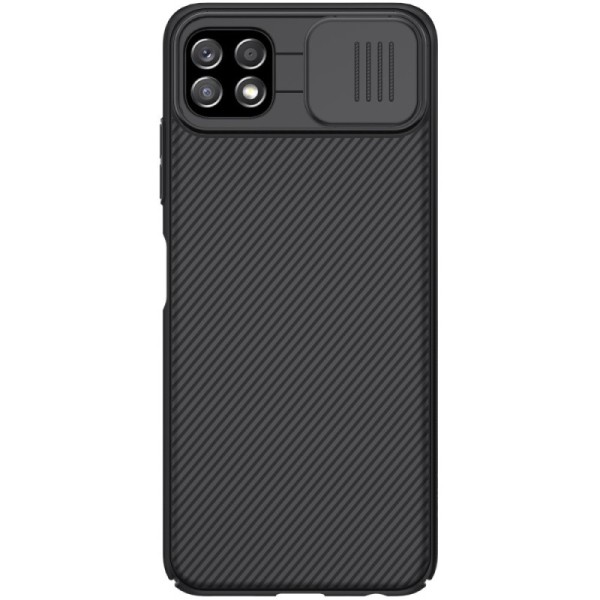 „Nillkin“ CamShield dėklas - juodas (Galaxy A22 5G)