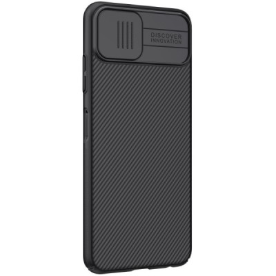 Samsung Galaxy A22 „Nillkin“ CamShield juodas dėklas, nugarėlė su kameros apsauga | Priedai.lt