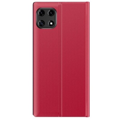 Samsung Galaxy A22 View Line raudonas atverčiamas dėklas - knygutė | Priedai.lt
