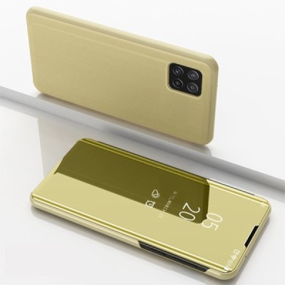 Samsung Galaxy A22 plastikinis atverčiamas auksinis dėklas | Priedai.lt