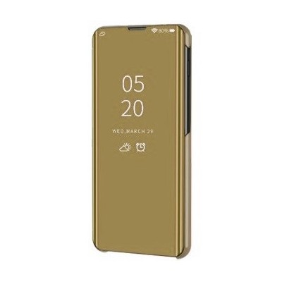 Samsung Galaxy A22 plastikinis atverčiamas auksinis dėklas | Priedai.lt
