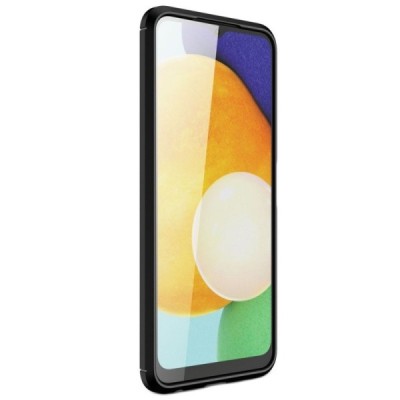 Samsung Galaxy A22 Carbon kieto silikono TPU juodas dėklas - nugarėlė | Priedai.lt