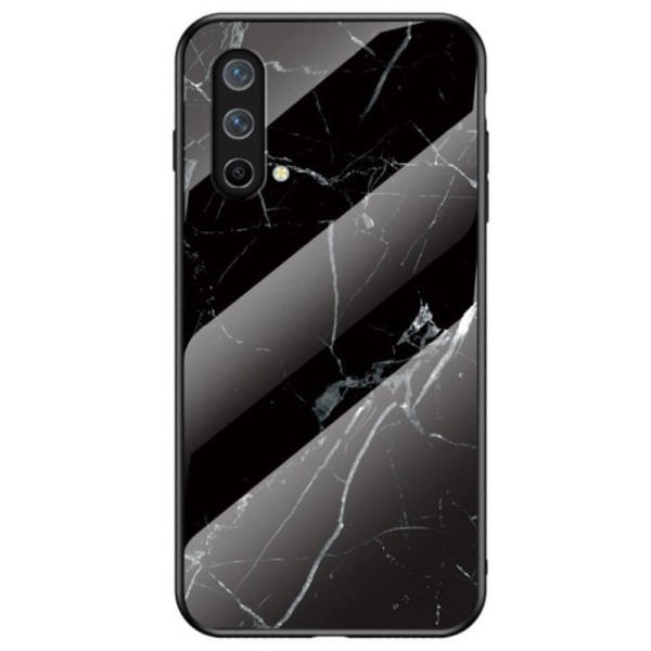 „Marble“ kieto silikono (TPU) dėklas - juodas (OnePlus Nord CE)
