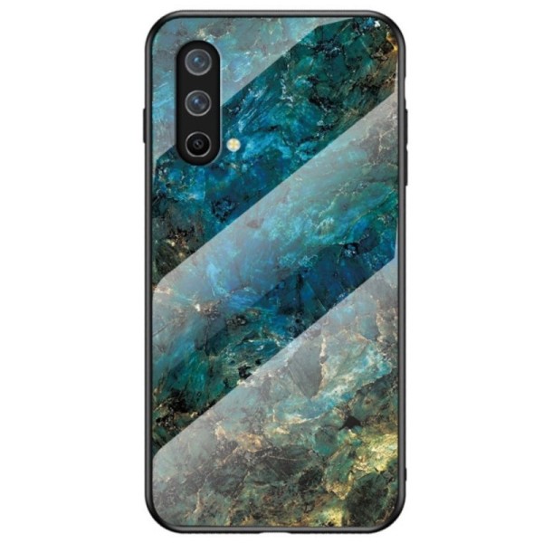 „Marble“ kieto silikono (TPU) dėklas - mėlynas (OnePlus Nord CE)