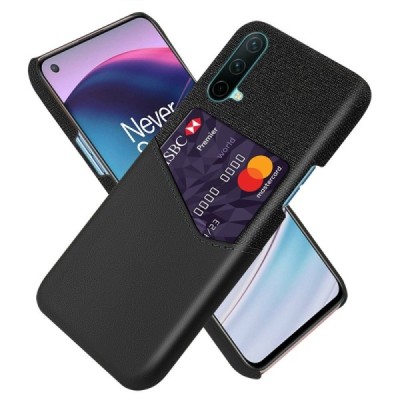 „KSQ“ Shell OnePlus Nord CE 5G juodas odinis dėklas - nugarėlė su kišenėle kortelėms | Priedai.lt