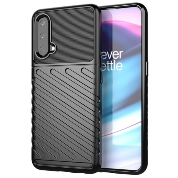 „Twill“ kieto silikono (TPU) dėklas - juodas (OnePlus Nord CE)