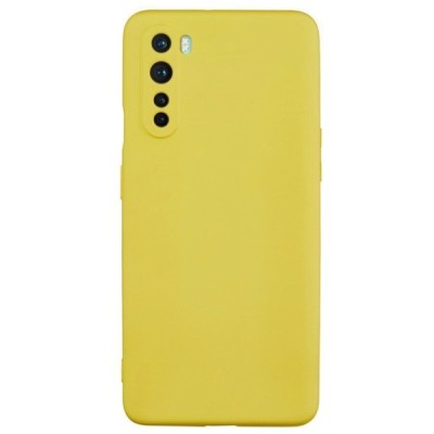 OnePlus Nord Shell kieto silikono TPU geltonas dėklas - nugarėlė | Priedai.lt