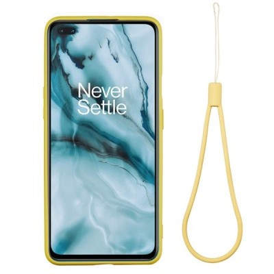 OnePlus Nord Shell kieto silikono TPU geltonas dėklas - nugarėlė | Priedai.lt