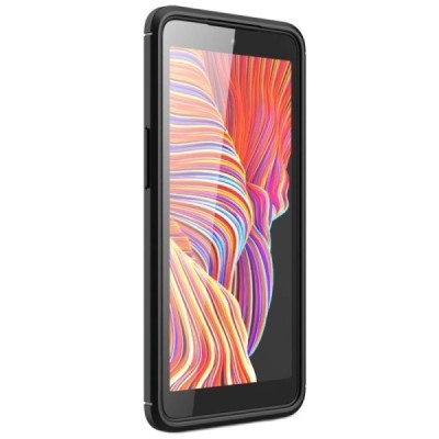 Samsung Galaxy Xcover 5 (G525) kieto silikono TPU juodas dėklas nugarėlė | Priedai.lt