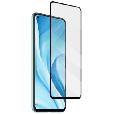 Xiaomi Mi 11 Lite „Mocolo“ 9H Tempered Glass sustiprintos apsaugos juodas pilnai dengiantis apsauginis ekrano stiklas 3D | Pried