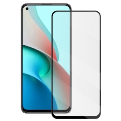 Xiaomi Mi 11 Lite „Rurihai“ 9H Tempered Glass sustiprintos apsaugos juodas pilnai dengiantis apsauginis ekrano stiklas 2.5D | Pr