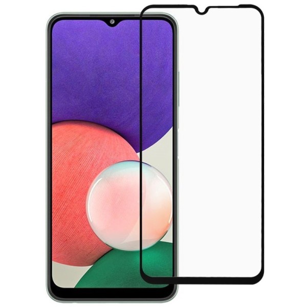 „Rurihai“ Tempered Glass pilnai dengiantis apsauginis ekrano stiklas 2.5D - juodas (Galaxy A22 5G)