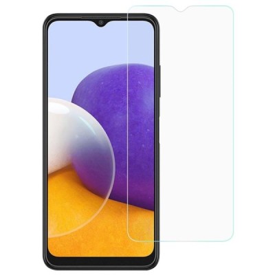 Samsung Galaxy A22 5G (A226B, A225F) „Calans“ 9H Tempered Glass sustiprintos apsaugos skaidrus pilnai dengiantis apsauginis ekra